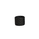 Cachepot em Cerâmica Decorativo Home Modelo Diamante P Preto Fosco