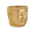 Cachepot em Cimento 12,5cm Dourado - Abra Cadabra Decoração