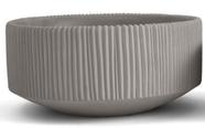 CACHEPOT EM CIMENTO CINZA COM TEXTURAS 12x25cm MART