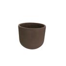 Cachepot em cimento - g - areia - mart Cachepot em cimento - g - areia - mart
