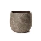 Cachepot em cimento queimado com manchas m - Mart