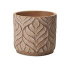 Cachepot em cimento terracota rustico p - Mart