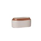 Cachepot Floreira Decorativo em Cerâmica Home Modelo P Rose Glamour