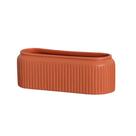 Cachepot Floreira Decorativo em Cerâmica Home Modelo Waves G Terracota Cachepot Floreira Decorativo em Cerâmica Home Modelo Waves G Terracota