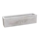 Cachepot Floreira Flat Para Plantas 57 Cimento Queimado Japi