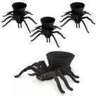 Cachepot halloween decoração aranha enfeite mesa festas 3 unidades Cachepot halloween decoração aranha enfeite mesa festas 3 unidades