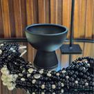 Cachepot Man Black Cerâmica Fosca Elegante