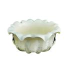 Cachepot Murano Pérola São Marcos 15x34x34cm