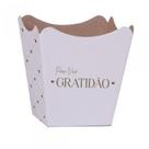 Cachepot Paper Decorado Pote 15 Essência BC 16X17X11CM Pacote com 10