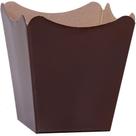 Cachepot Paper Liso Pote 11 Marrom 11X11X9CM - Pacote com 10 Unidades Cachepot Paper Liso Pote 11 Marrom 11X11X9CM - Pacote com 10 Unidades