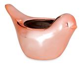 Cachepot Pássaro Rose Gold em Cerâmica 08623 Mart Cachepot Pássaro Rose Gold em Cerâmica 08623 Mart