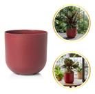 Cachepot Pote 12 Decoração Plástico Resistente Várias Cores - Framboesa - Liso Cachepot Pote 12 Decoração Plástico Resistente Várias Cores - Framboesa - Liso