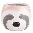 Cachepot "Preguica" Rose Em Ceramica 12x16 cm M02 - D'Rossi