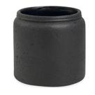 Cachepot preto em cimento 19cm mart Cachepot preto em cimento 19cm mart