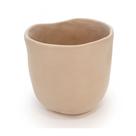 Cachepot Vaso de Cimento Decorativo Bege 20x20cm Mart