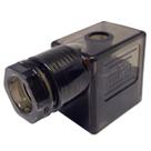 Cachimbo Conector Para Valvula Modelo Din 43650 3 Pinos Com Led 24 Vdc