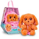 Cachorrinho De Pelúcia Baby Paws Interativo Com Sons Olhos Móveis E Bolsa Estilosa