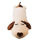Cachorro Bege Comprido Deitado Dormindo 74cm - Pelúcia