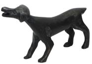 Cachorro Caçador Em Bronze Oxidado Magnífico Amigo Lindo