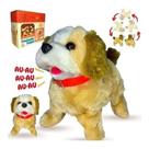 Cachorro De Pelúcia Anda Late, Pula, Da Cambalhota Brinquedo Criança Lindo Presente