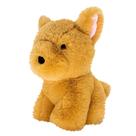 Cachorro de pelúcia mais macio do mundo, 23 cm, marrom para crianças