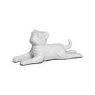 Cachorro Deitado Branco Maison Blanche 1227 cm