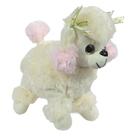 Cachorro Pelúcia Poodle Em Pé Olho Brilhante 25Cms - Branco Cachorro Pelúcia Poodle Em Pé Olho Brilhante 25Cms - Branco