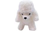 Cachorro Poodle Branco 25cm - Pelúcia