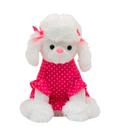 Cachorro Poodle De Pelúcia Rosa 20cm BBL1389S-FM - Fofy Toys Cachorro Poodle De Pelúcia Rosa 20cm BBL1389S-FM - Fofy Toys