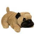 Cachorro Pug de Pelúcia Deitado 43cm Fofo e Encantador