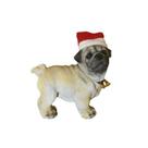 Cachorro Pug Touca 15cm