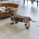 Cachorro Recorte Dachshund em MDF Cru 3mm Artesanato Decora