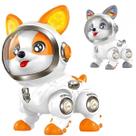 Cachorro Robô Brinquedo Infantil Interativo Dança Canta Repete Voz Luz Led Presente Educativo Crianças a partir de 3 Anos INMETRO Cachorro Robô Brinquedo Infantil Interativo Dança Canta Repete Voz Luz Led Presente Educativo Crianças a partir de 3 Anos INMETRO