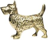 Cachorro Scottish Terrier Em Bronze Escultura Estatueta Cães Cachorro Scottish Terrier Em Bronze Escultura Estatueta Cães