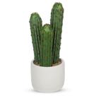 Cacto artificial DILATATA Saguaro 25cm com vaso de cimento