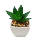 Cacto Artificial Mini Vaso - Arranjo de Vasinhos Branco