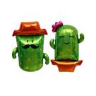 Cacto de desenho animado com balões metalizados, 2 unidades Cacto verde fofo
