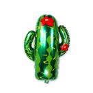 Cacto verde Mylar Balloon para decoração de festas de verão