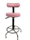 Cad. mocho/podólogo caixa alta cromada fixa rosa BB