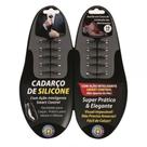 Cadarço de Silicone Social Preto 4092 - Ortho Pauher