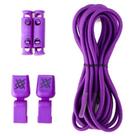 Cadarço Elastico HUPI Laces Roxo Liso