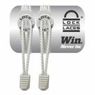 Cadarço Elastico Lock Laces Branco