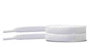 cadarço para tênis branco chato poliester 120cm