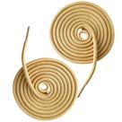 Cadarço Redondo AREIA CRU R4 Roliço 130cm para substituir cadarços de tênis, botas ou sapatos casuais personalização de roupas
