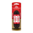 Cadarços de botas KIWI redondos pretos e areia 60 cm (1 par)