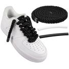 Cadarços de sapato Endoto Thick Rope para Air Force 1 Black 10mm