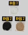 Cadarços Dr7 Street Kit com 3 Unidades Fat Lace - Preto / Branco / Bege