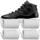 Cadarços Endoto para Air Jordan 11 Replacement 40 cm brancos
