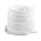 Cadarços Planos Unissex Preto E Branco Para Tênis Esportivos Casuais AF1 100 120 140CM Poliéster