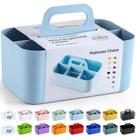 Caddy Organizer AOZITA Multiuso Empilhável Plástico Azul